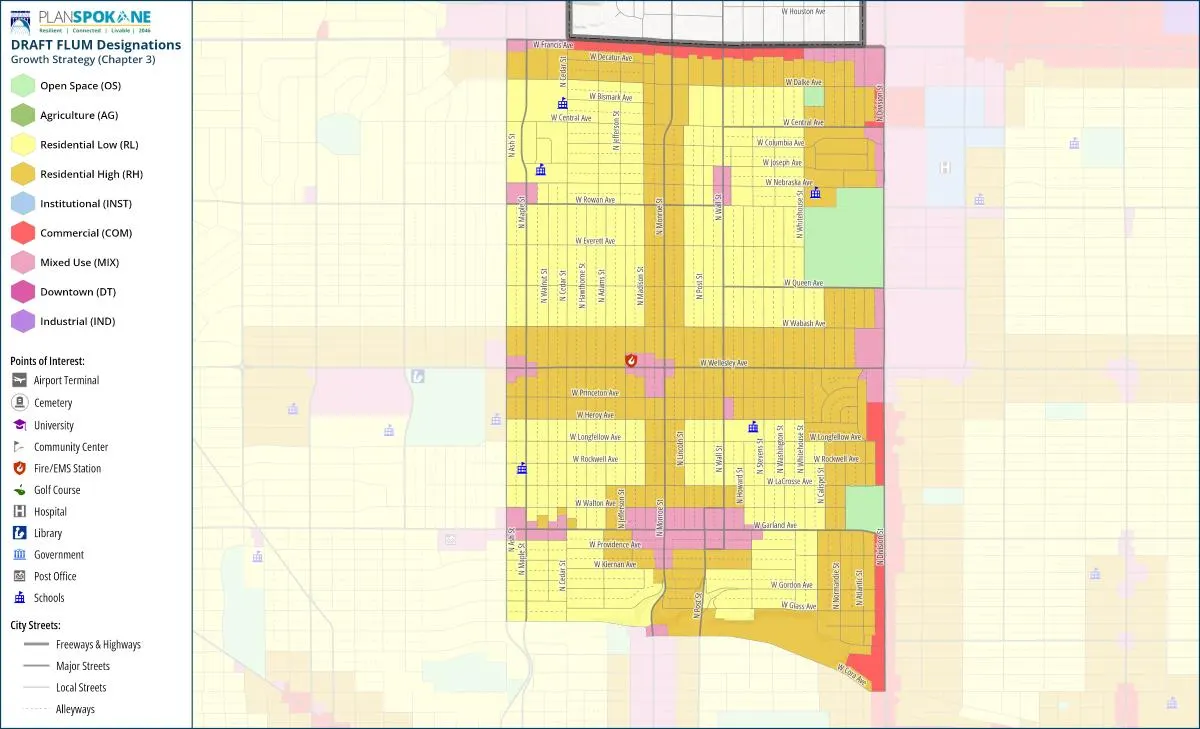 North Hill if the proposed map is approved